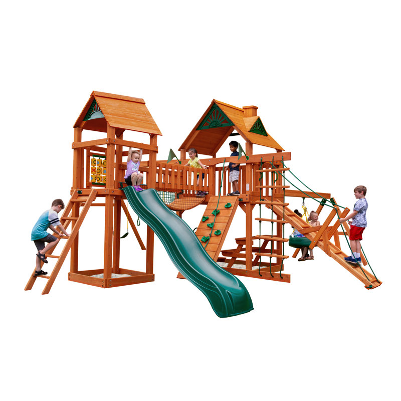 Gorilla Playsets Pioneer Peak Swing Set & Reviews Wayfair